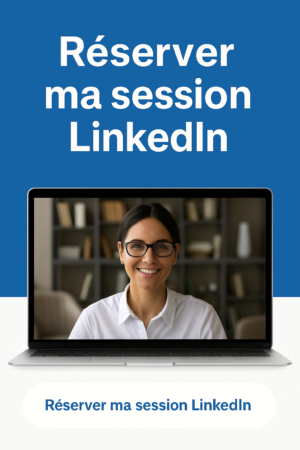 Optimisez votre profil LinkedIn avec un accompagnement 100 % personnalisé en visioconférence. Faites ressortir votre expertise, gagnez en visibilité et décrochez plus d’opportunités professionnelles.